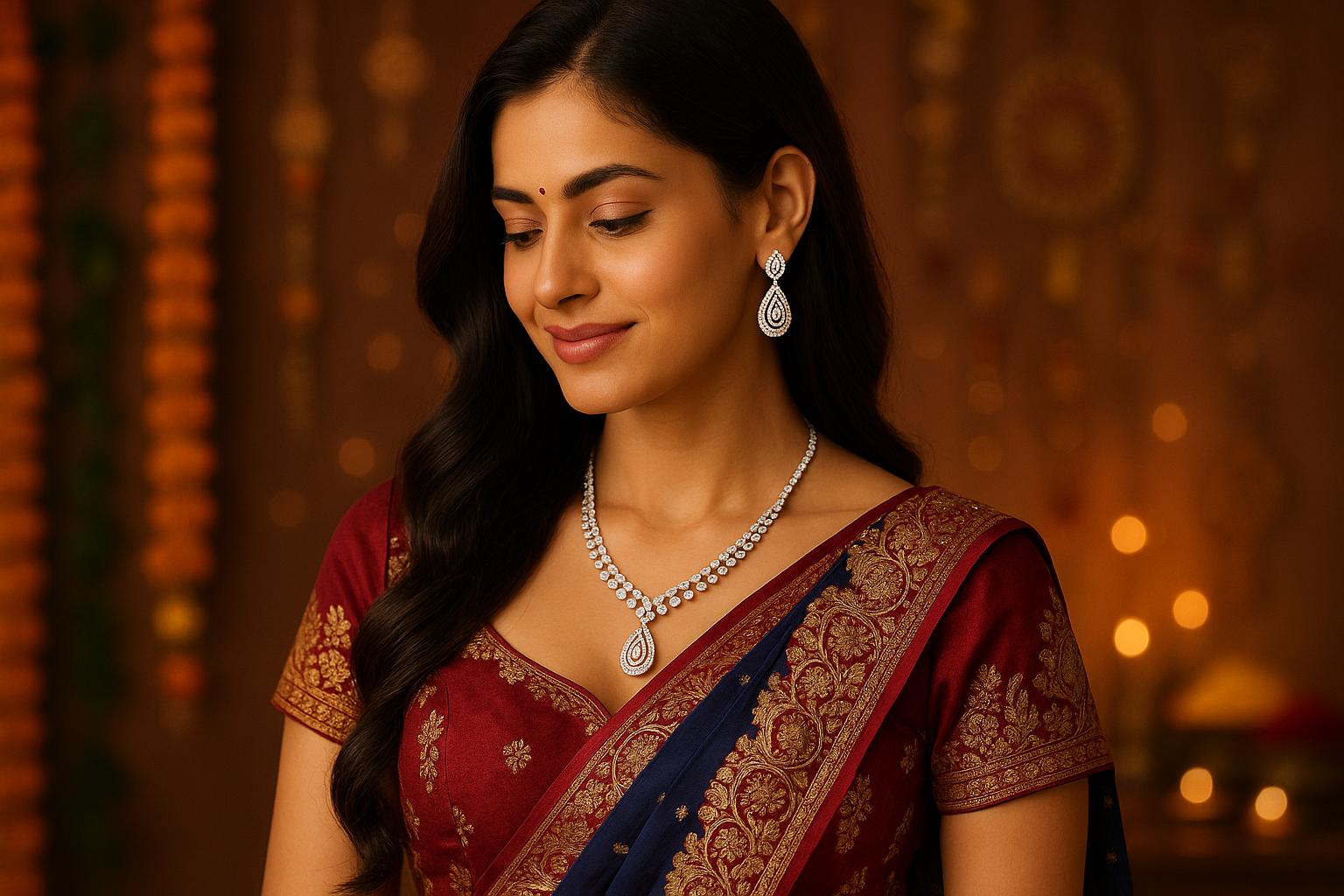 How to Style Diamond Jewellery with Your Rakhi Outfit | Xazina Guide