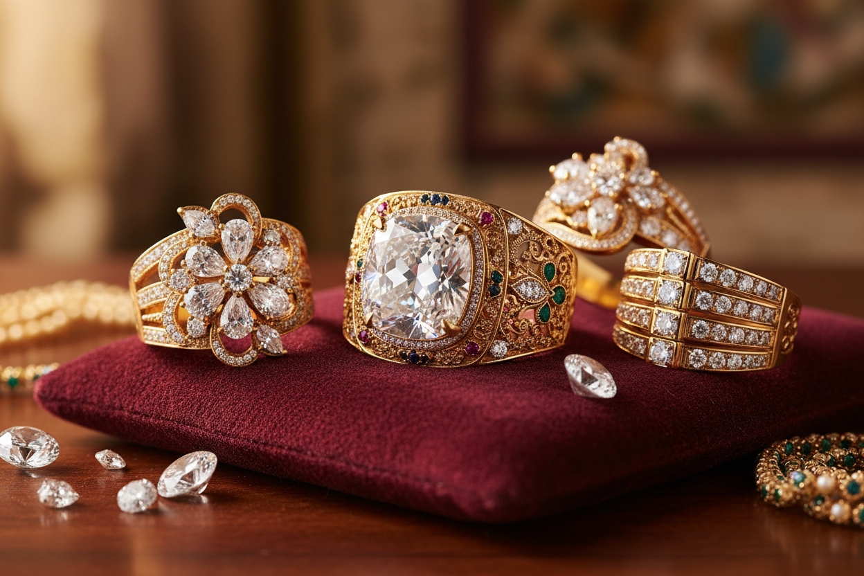 Statement rings for Desi Glam