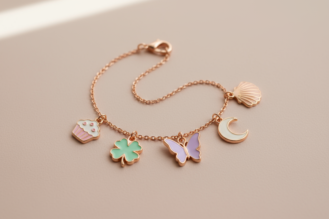 Enamel Charm Bracelets: A Splash of Color and Personality