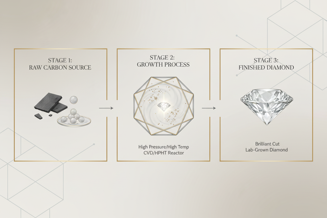 How lab grown diamonds are made: The science behind the sparkle