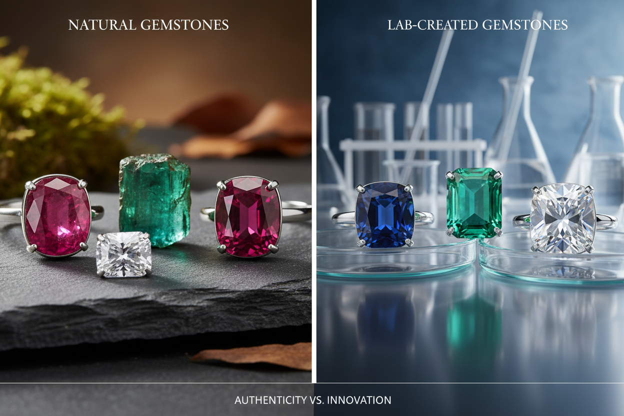 Real Gemstones Vs Synthetic Stones