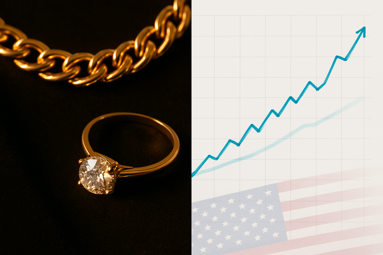 How New USA Jewellery Tariffs Could Influence Gold & Diamond Jewellery Prices in India