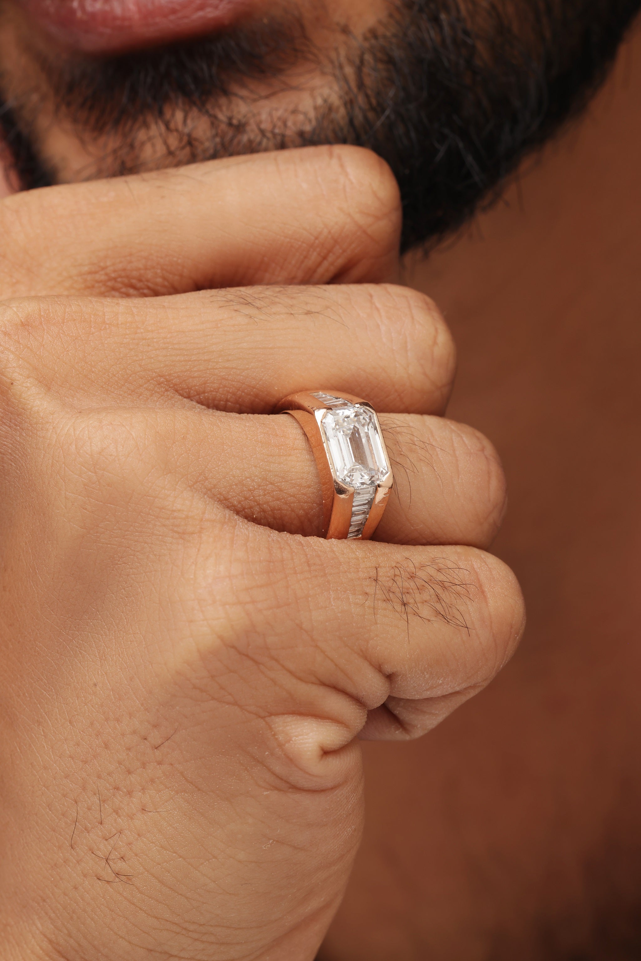 EMERALD CUT DIAMOND RING