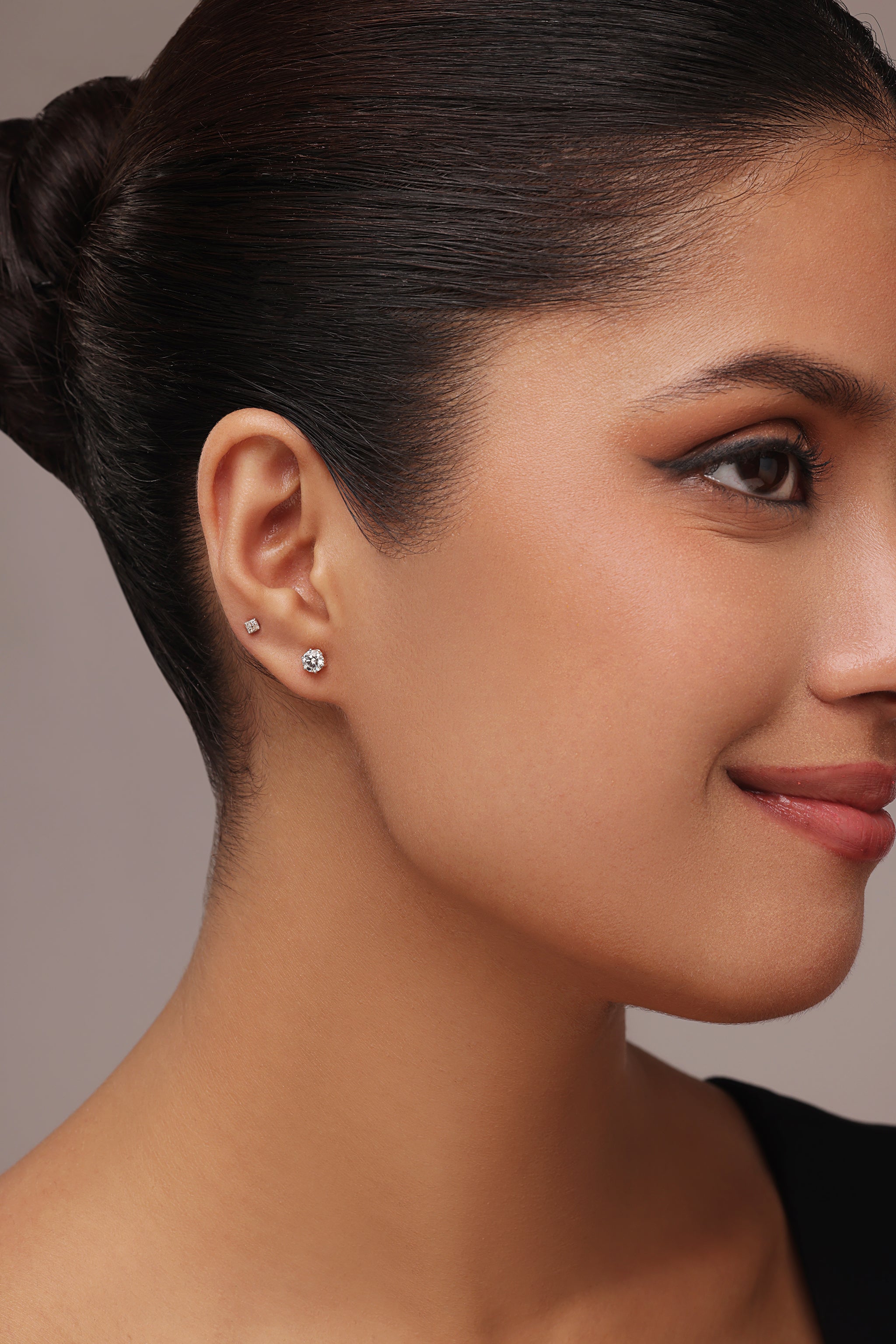 Marquise, Pear and Blue Sapphire Floral Earrings