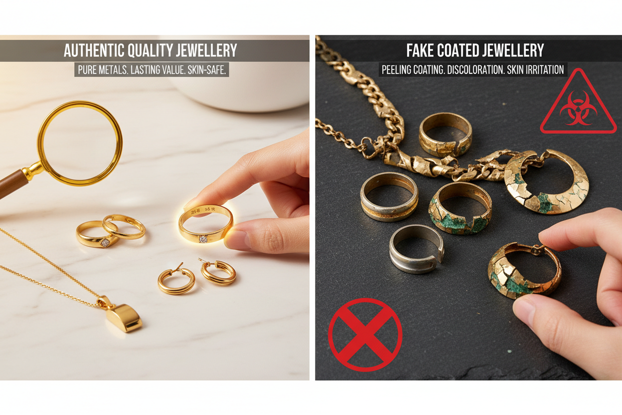 Avoiding Fake Coated Jewellery: Protect Your Skin & Investment