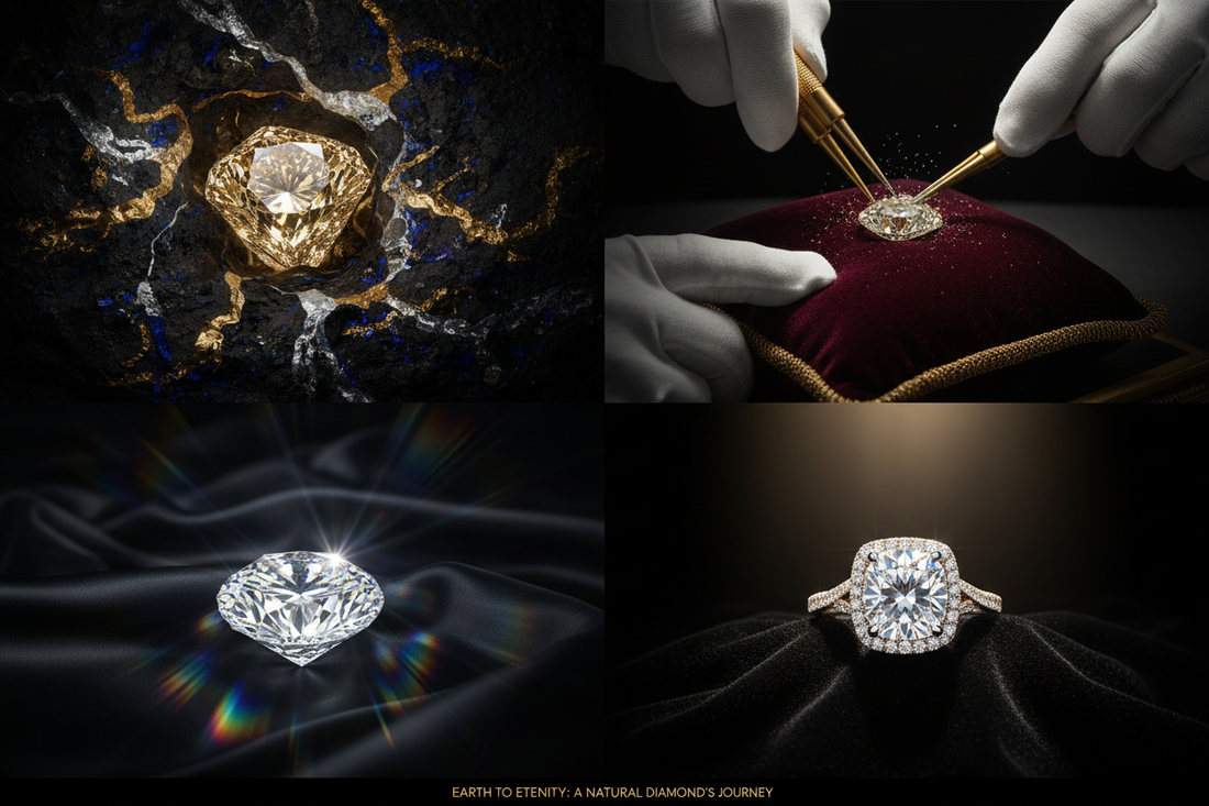 The Journey of a Natural Diamond-From Earth to Ring