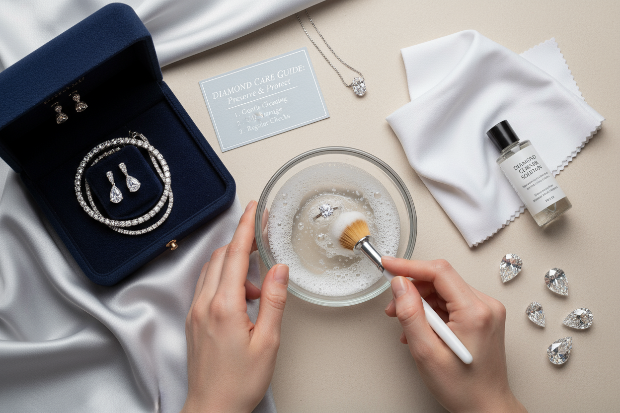 Diamond Jewellery Care Tips: Keeping Your Brilliance Forever Bright