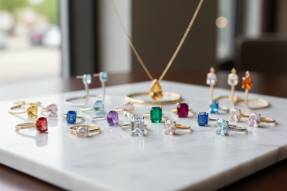 Lab Grown Birthstone Jewelry