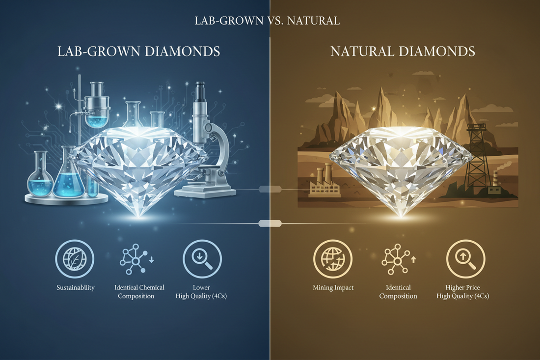 Lab-Grown Diamonds vs Natural Diamonds: Full Comparison