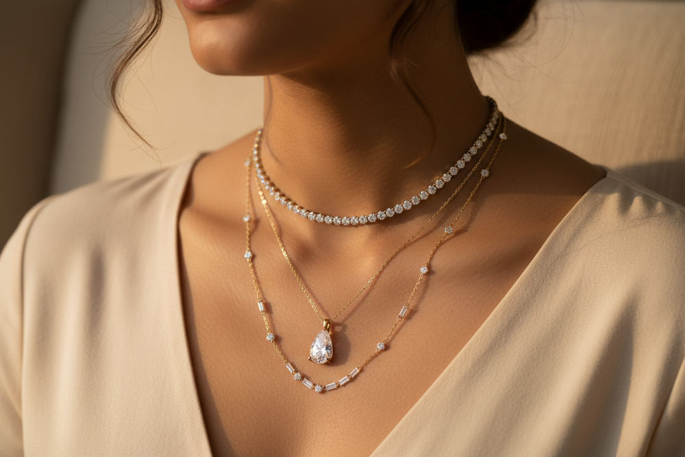 Layered Lab Grown Diamond Chains: Styling Tips for Everyday Elegance in ...