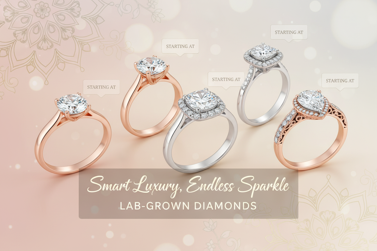 Love Doesn’t Have to Cost a Fortune: Affordable Lab Grown Diamond Engagement Rings Online India