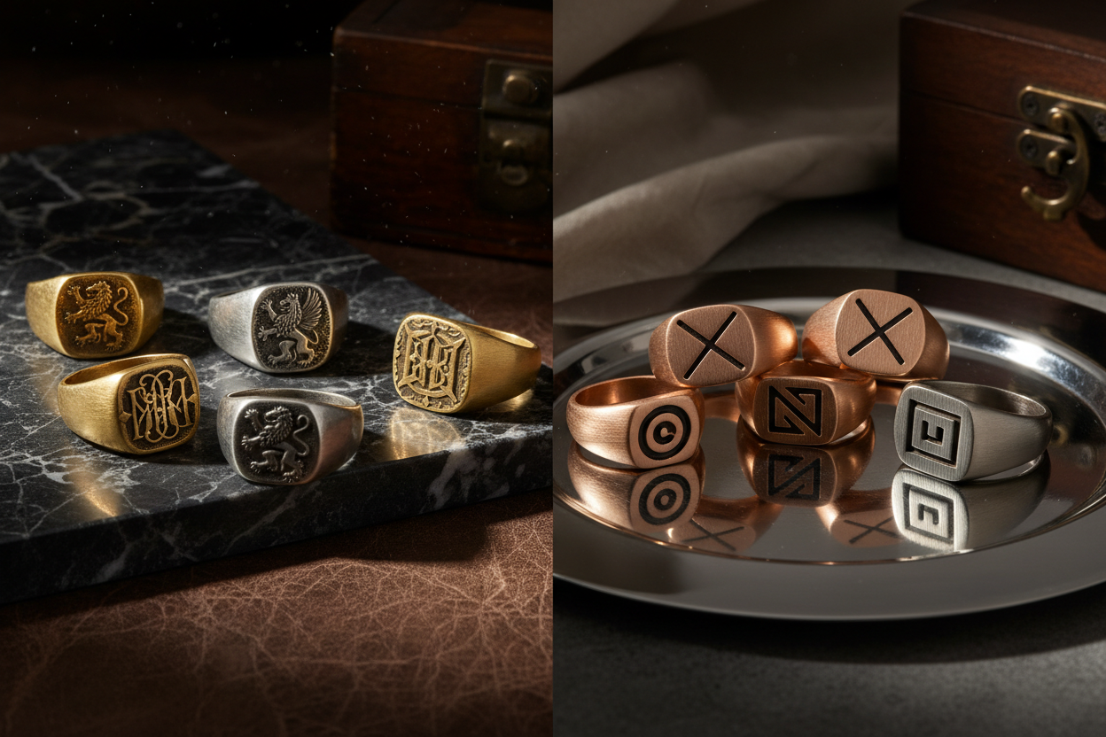 Signet rings – old-school meets modern