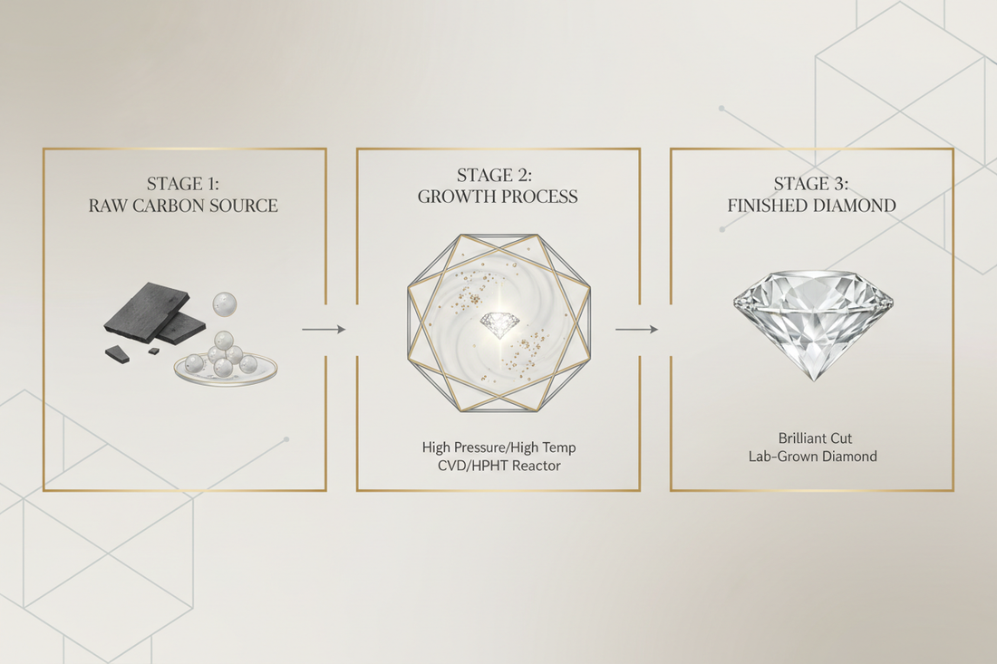 How lab grown diamonds are made: The science behind the sparkle