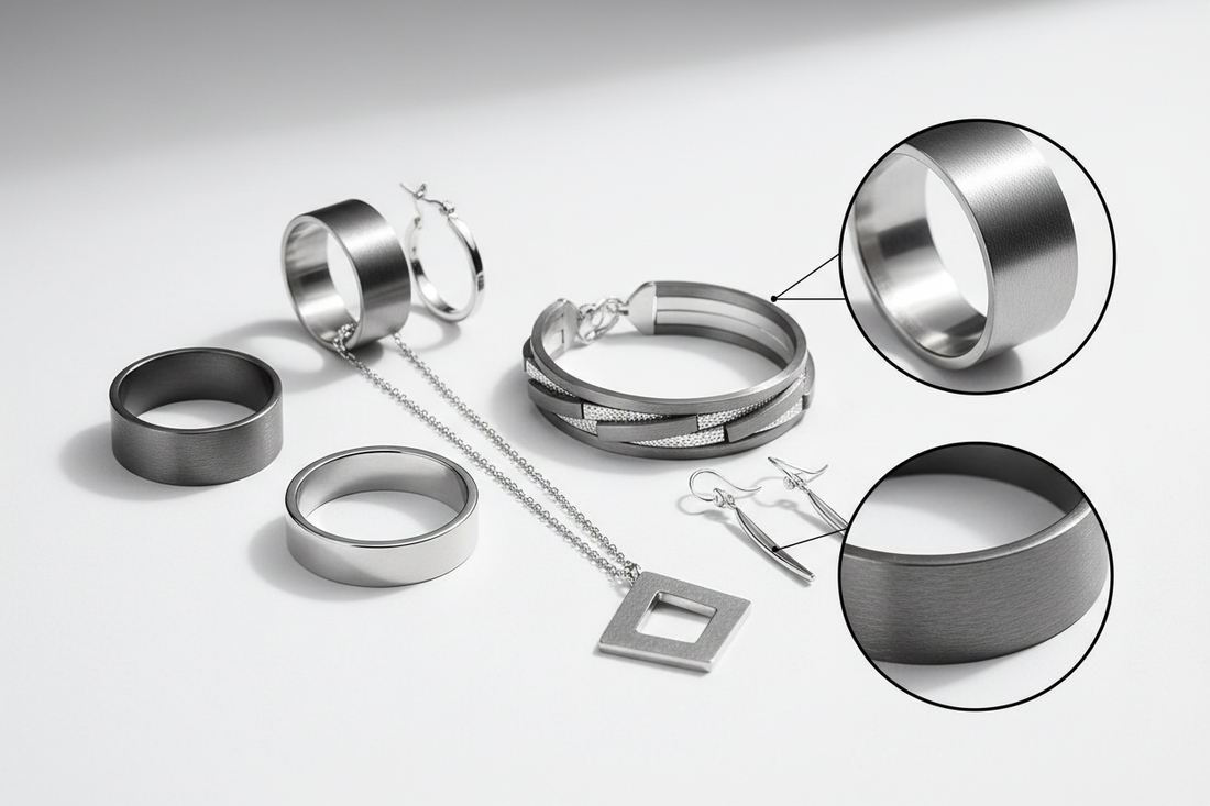 Titanium and surgical steel options
