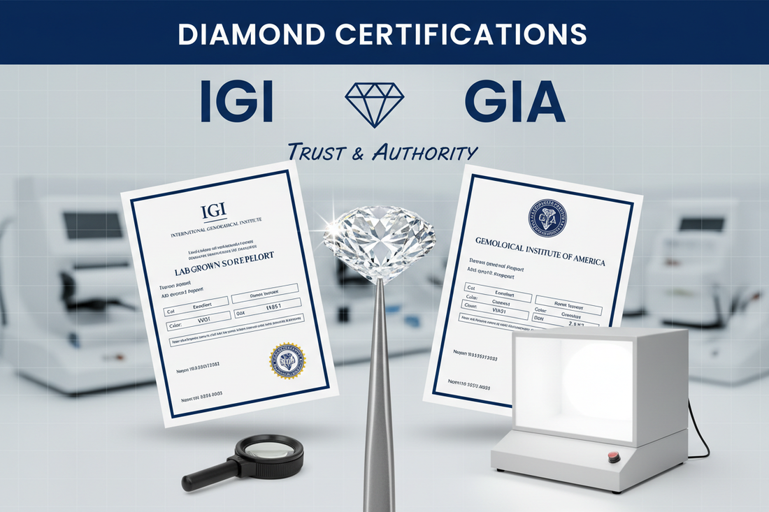 Understanding IGI & GIA Certifications for Lab Diamonds