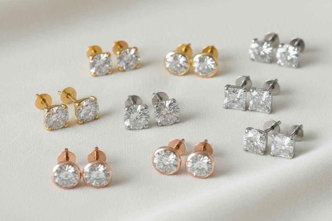 Types of Stud Earrings for Men: Earring Styles, Stud Designs &amp; Gold Options Guide