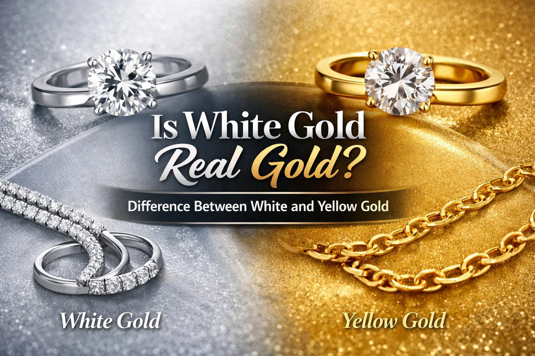Is White Gold Real Gold? Difference Between White and Yellow Gold