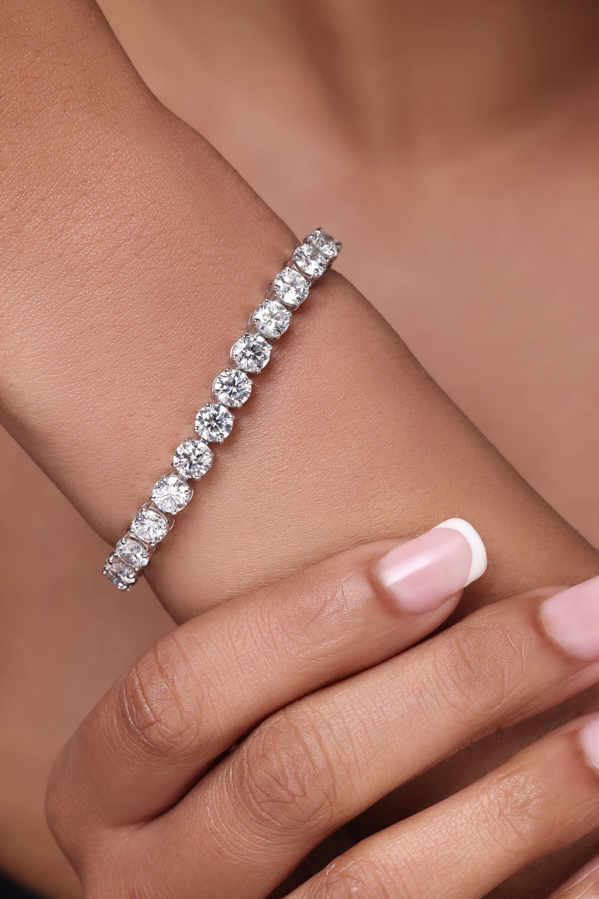0.43CT ROUND TENNIS BRACELET
