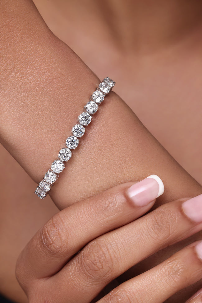 Round Diamond Tennis Bracelet
