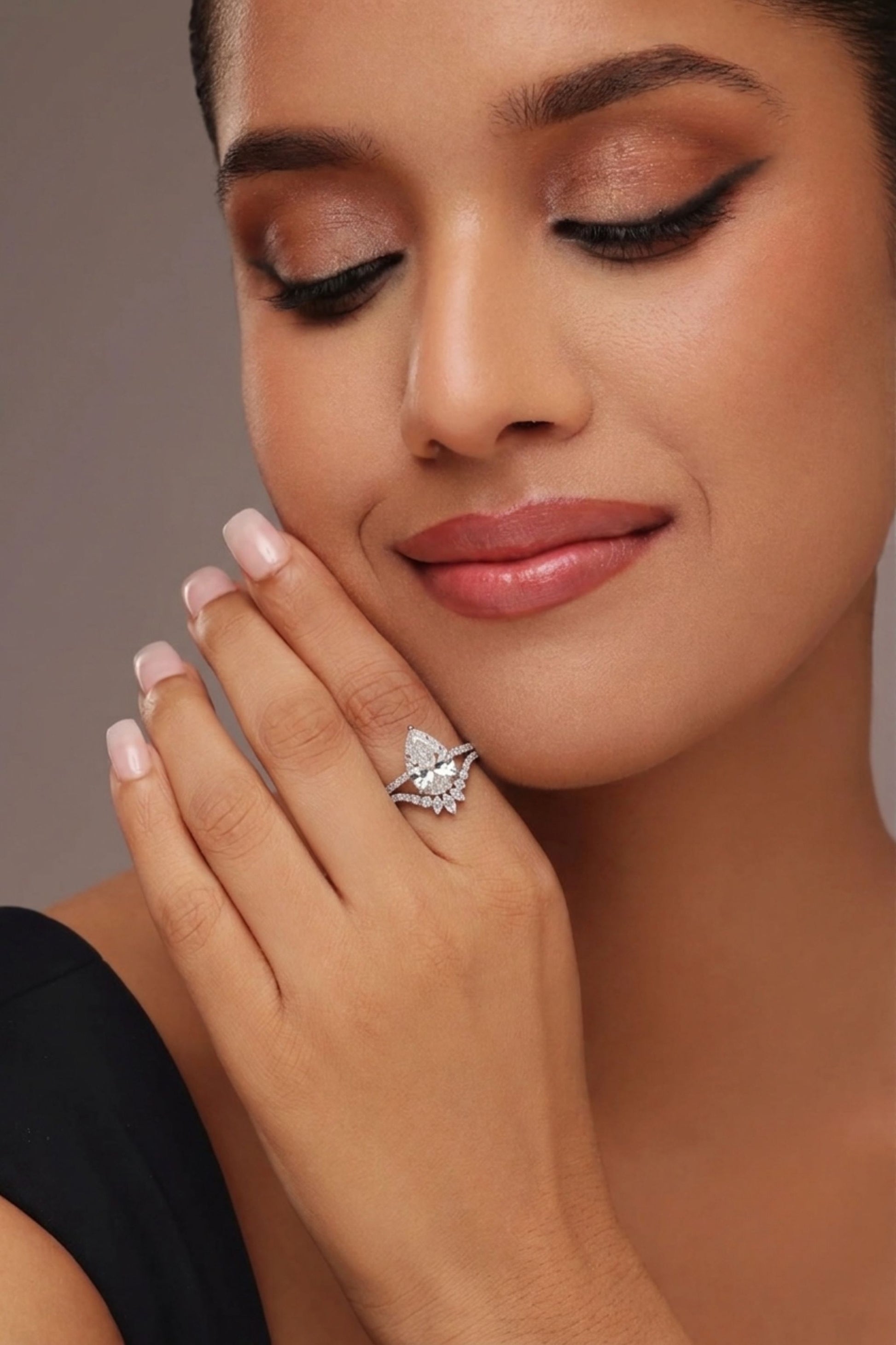 The Royal Pear and Marquise Ring