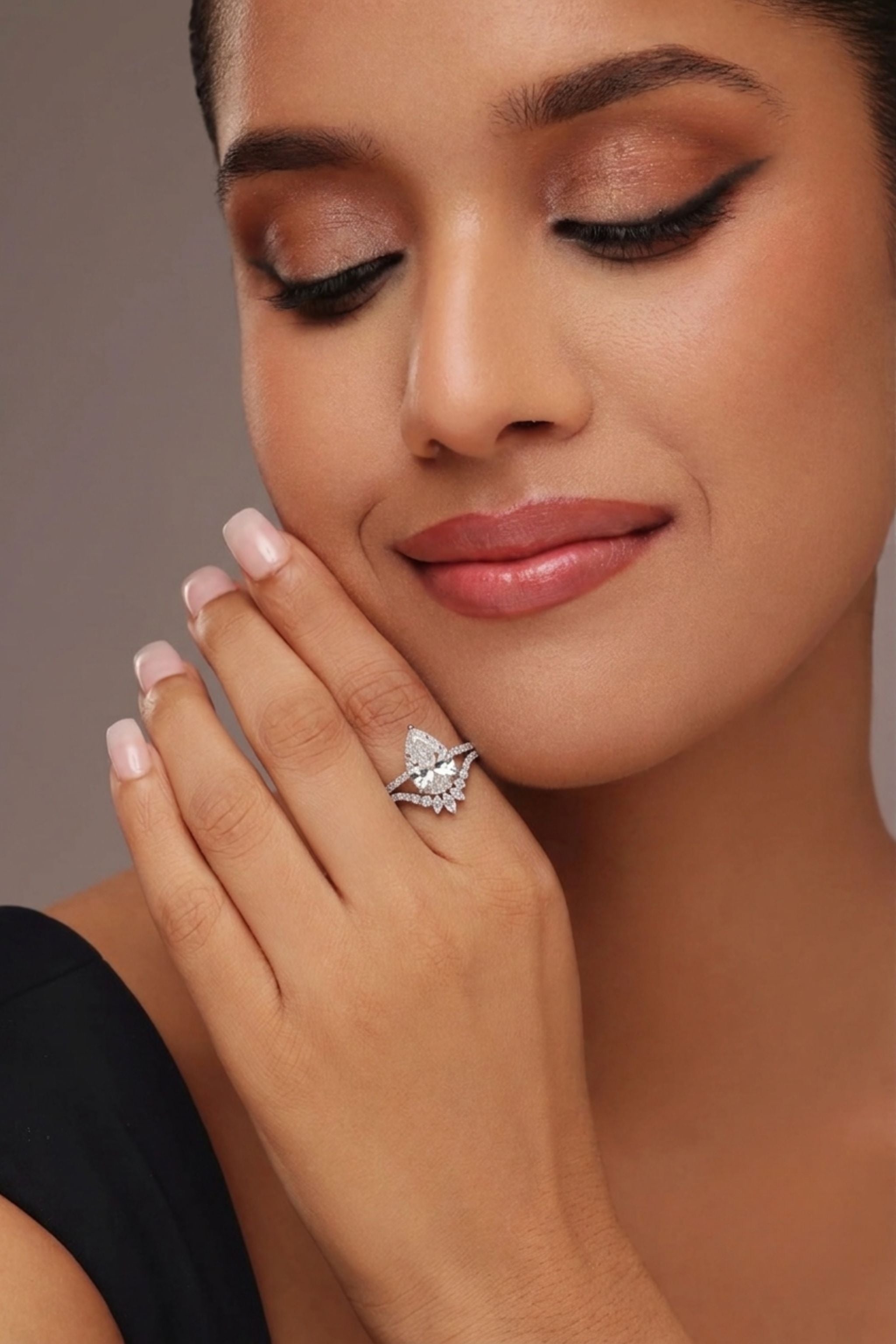 The Royal Pear and Marquise Ring
