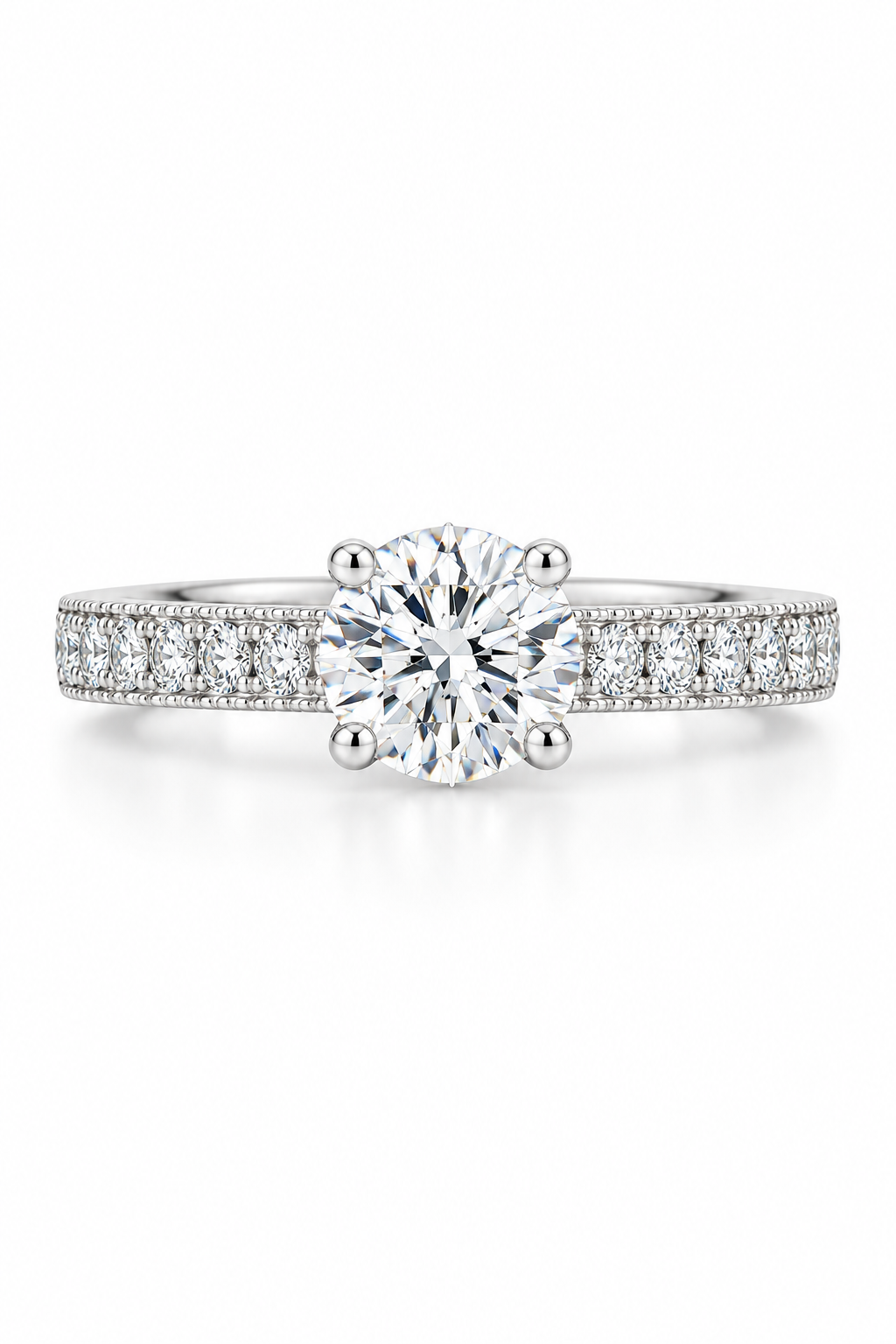 1.33 Ct Round Solitaire Diamond Ring