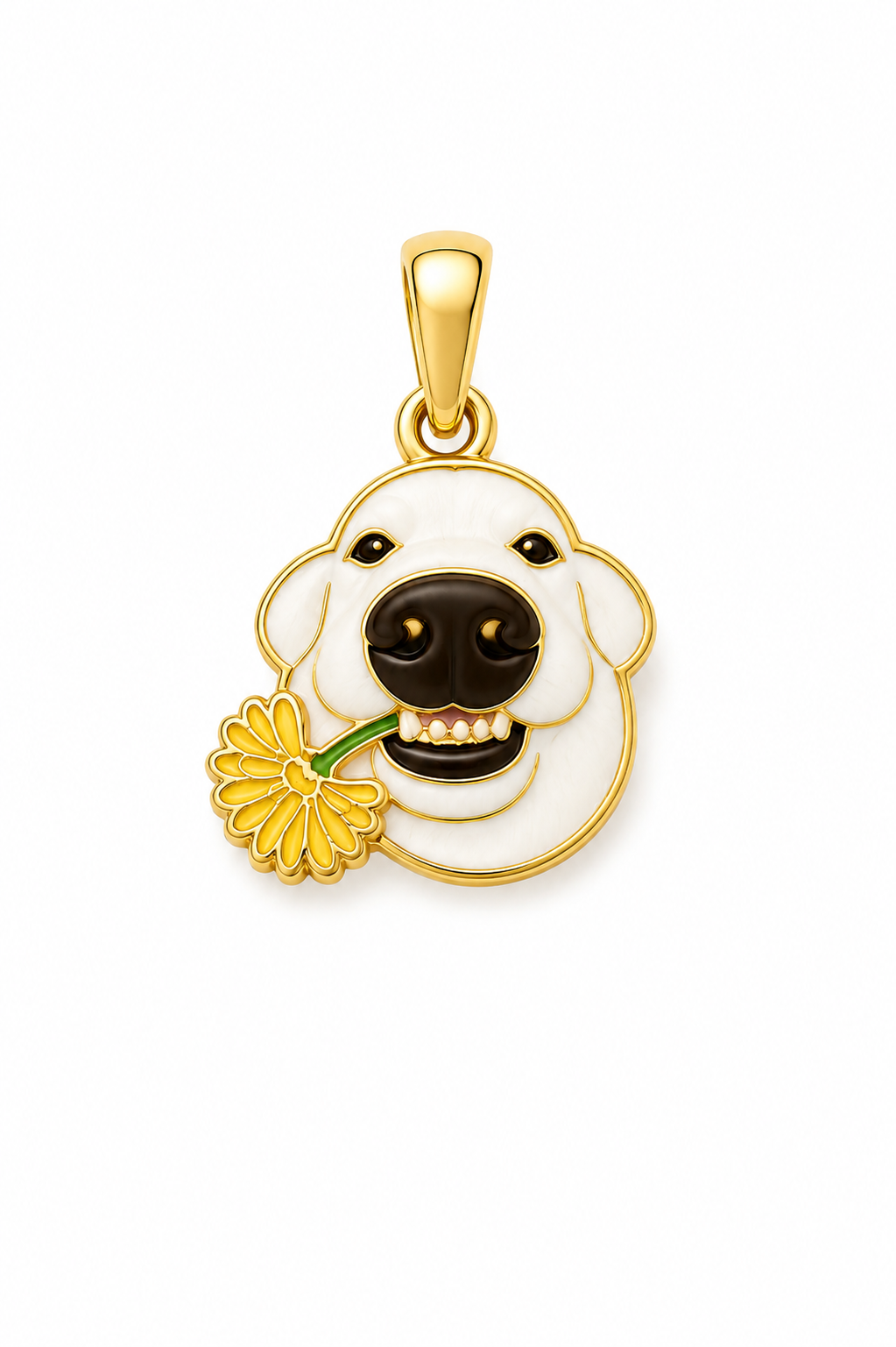 Golden Retriever Face Pendant