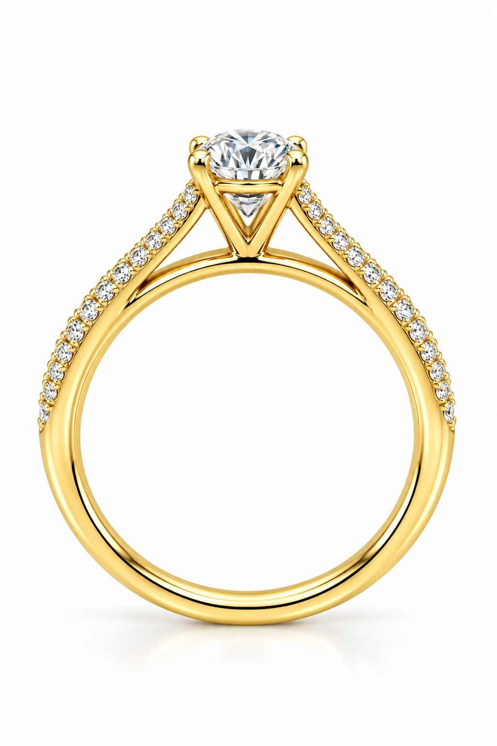 1.33 Ct Round Solitaire Diamond Ring