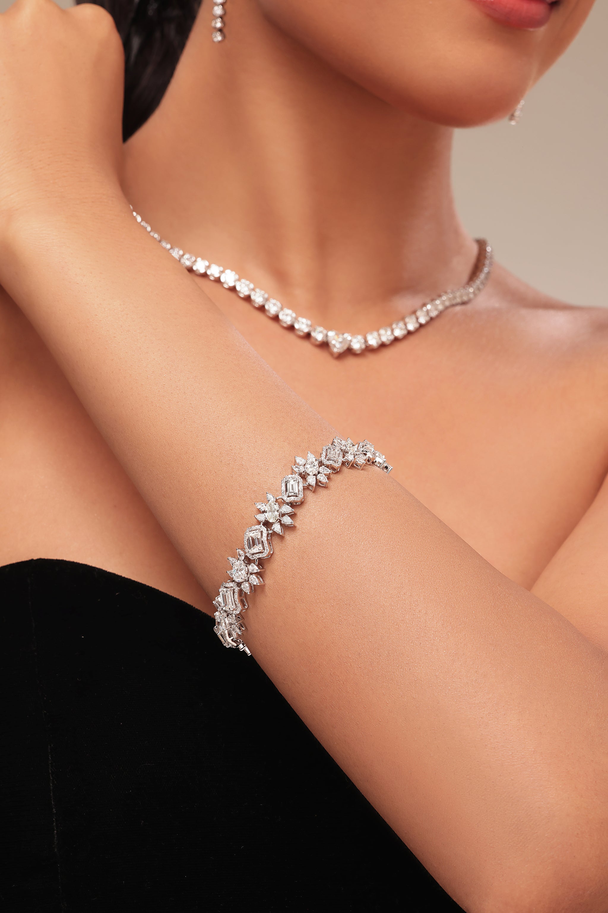 EMERALD BLOOM DIAMOND BRACELET