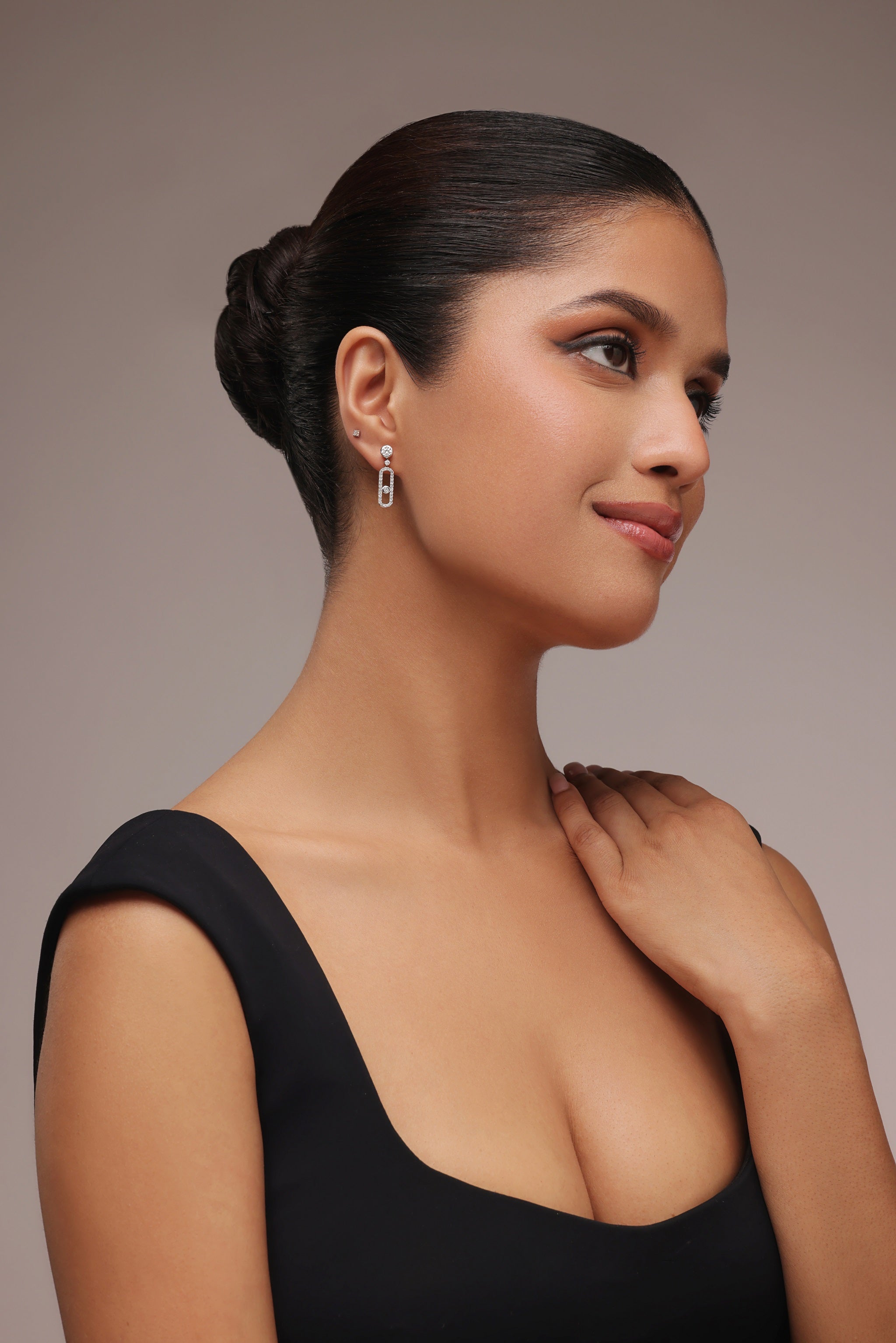 Paperclip Drop Earrings