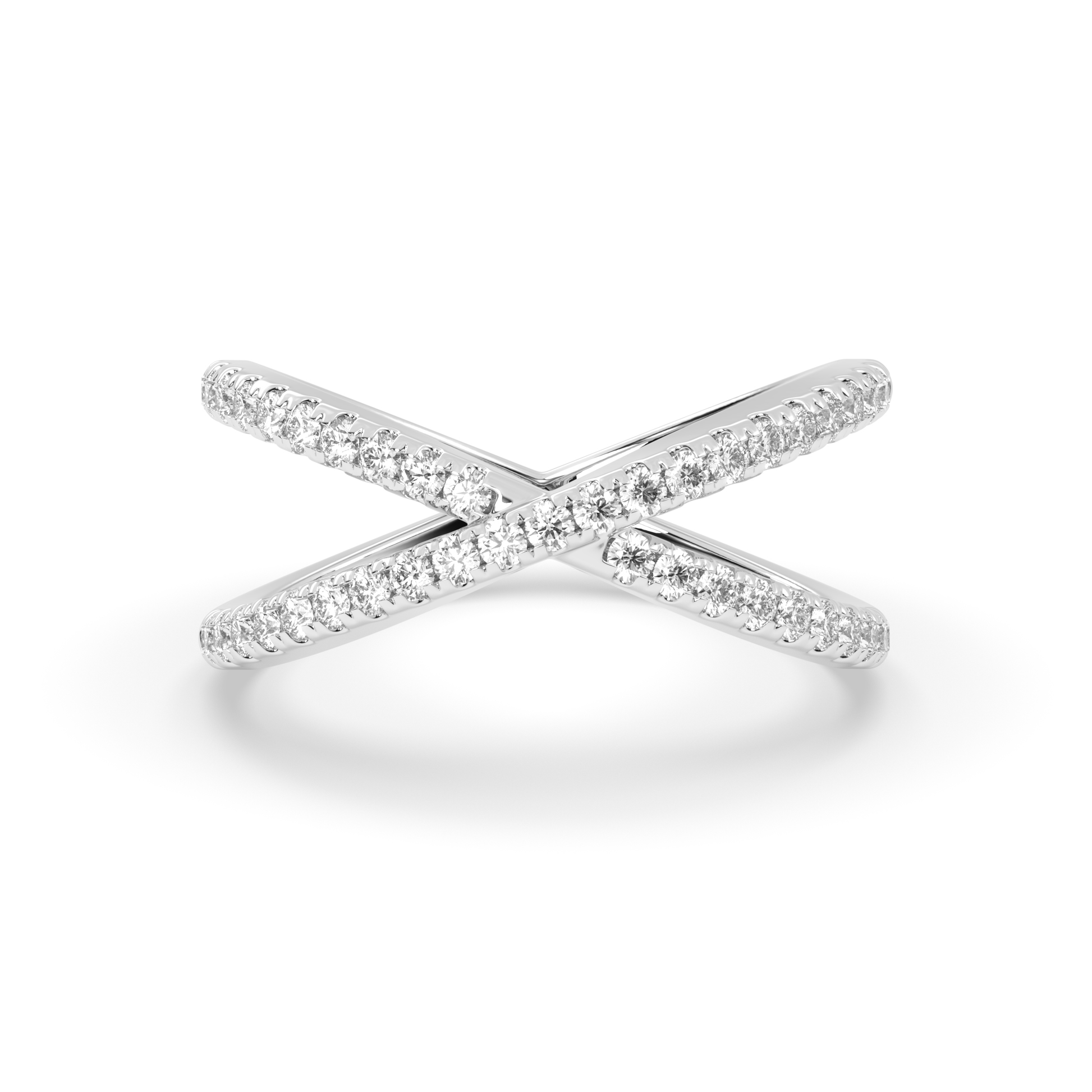 Diamond Studded X ring