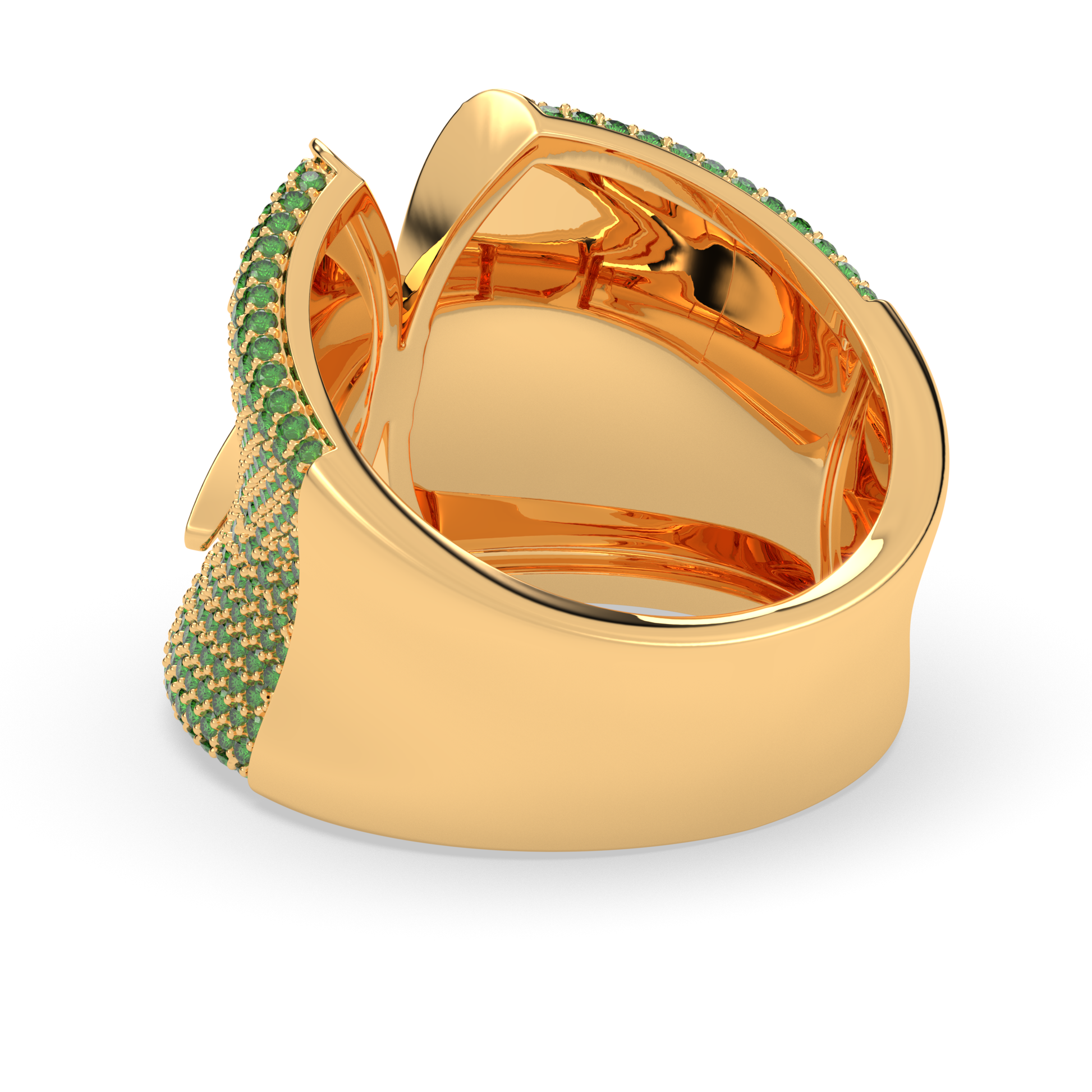 X alphabet diamond band