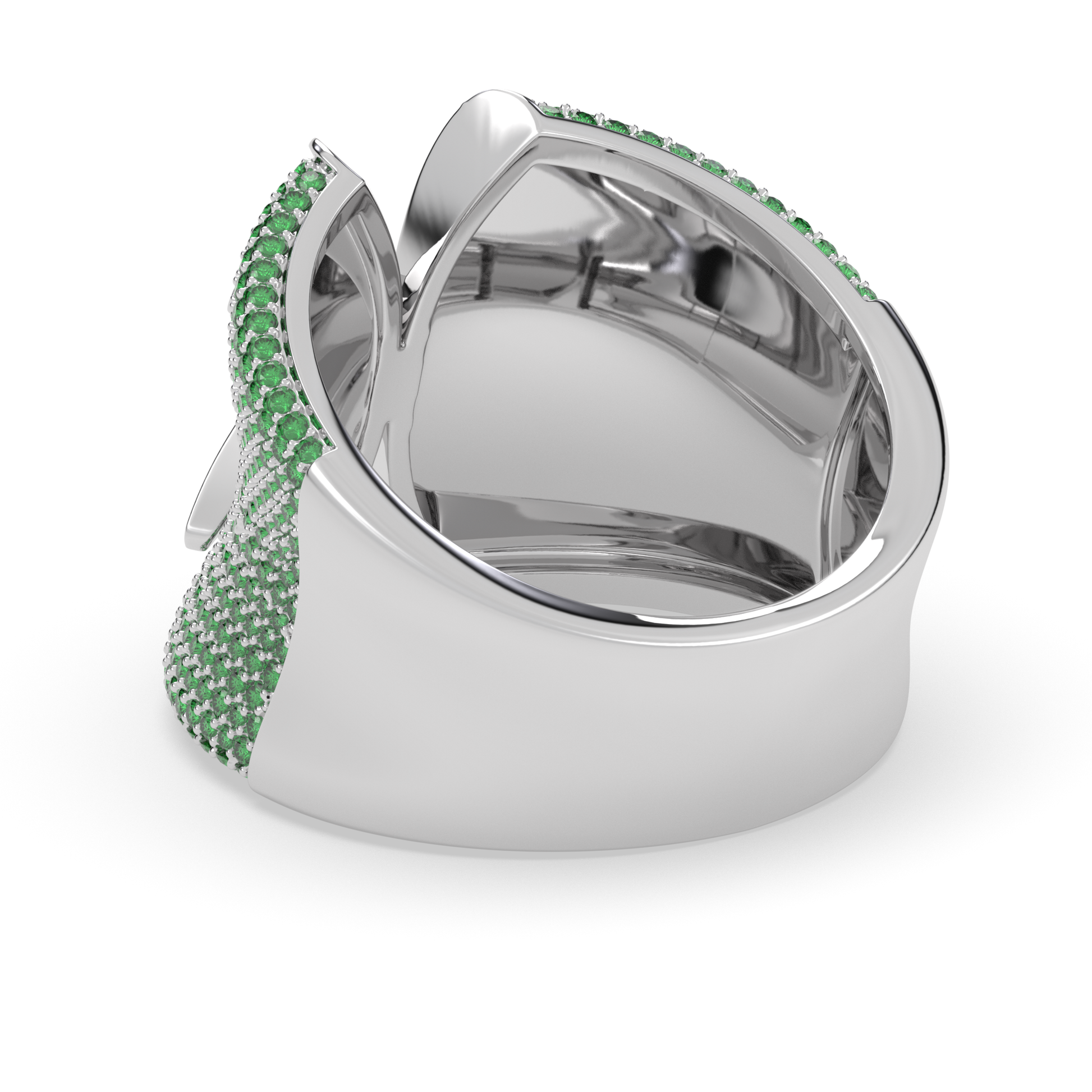 X alphabet diamond band