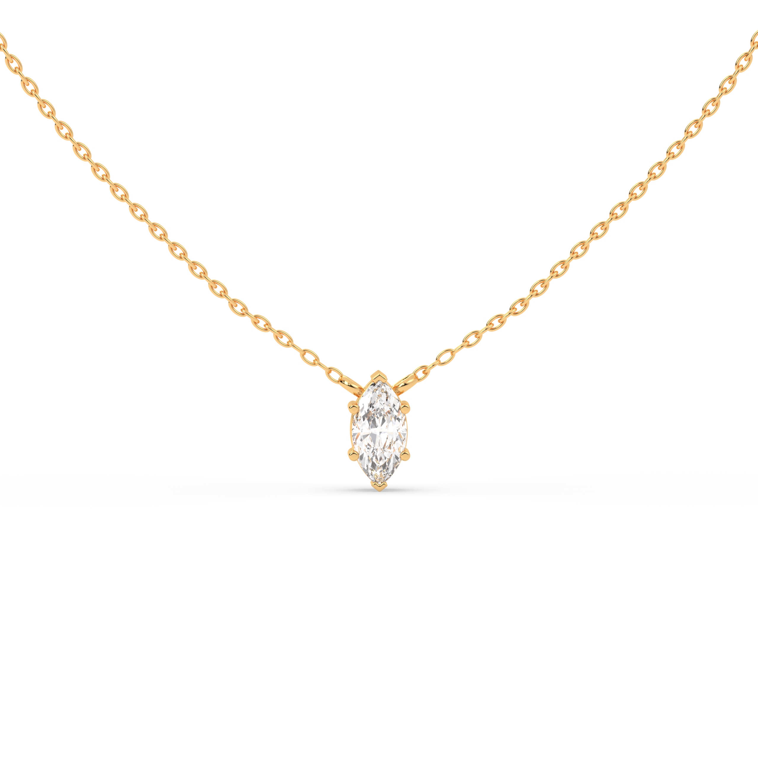 Marquise Diamond Pendant