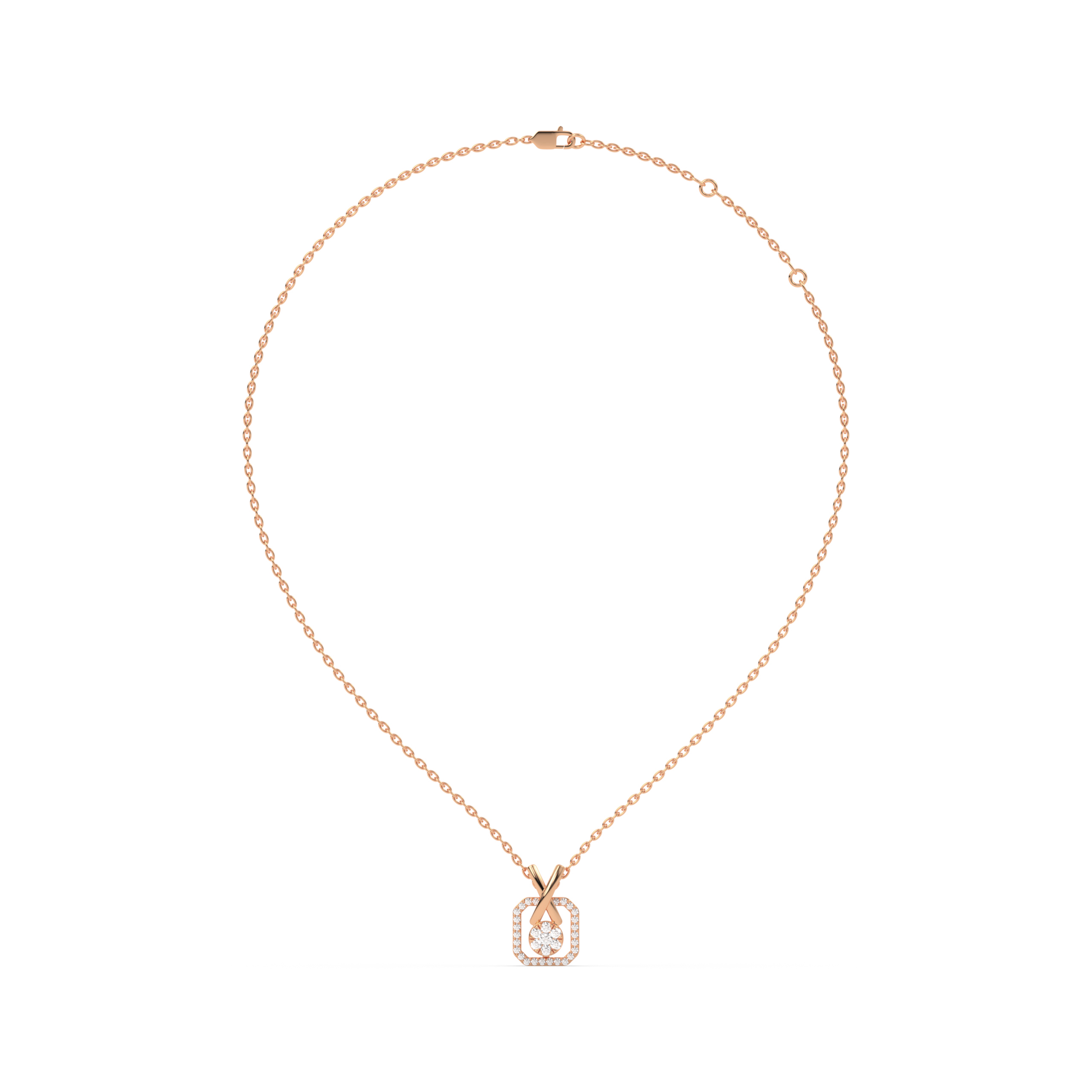 Signature X Diamond Pendant