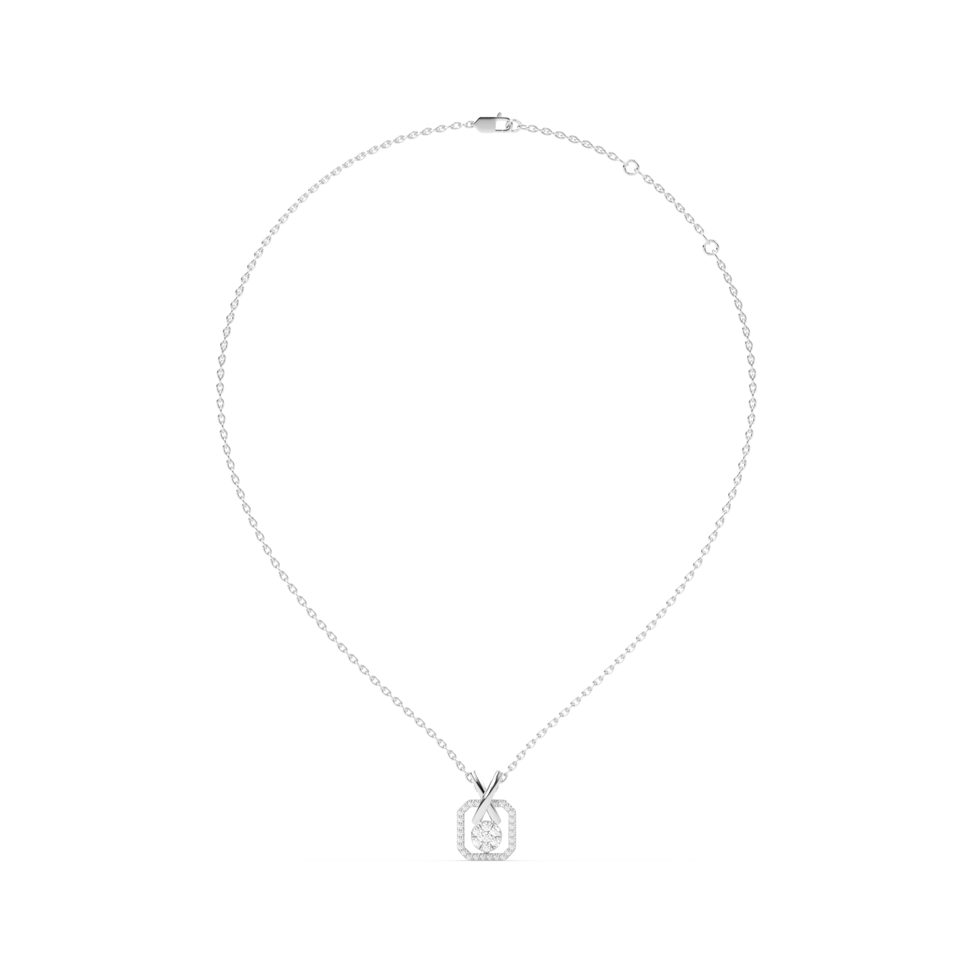 Signature X Diamond Pendant