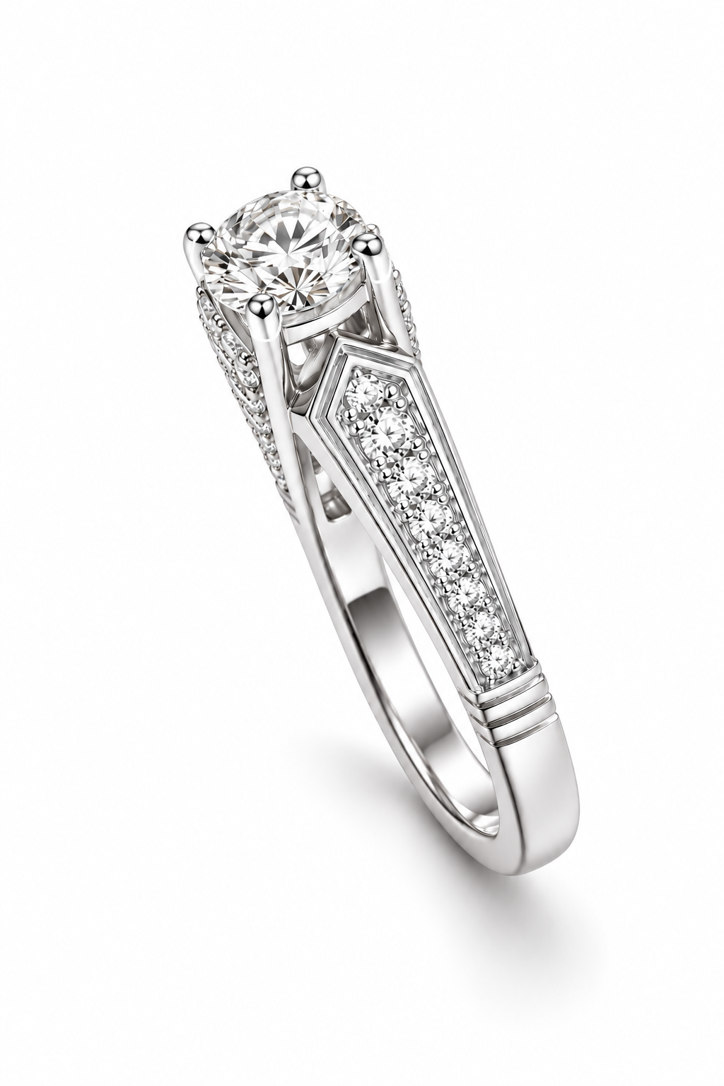 1.49 Ct Round Solitaire Diamond Ring
