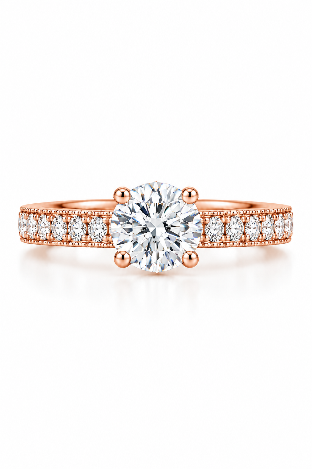 1.33 Ct Round Solitaire Diamond Ring