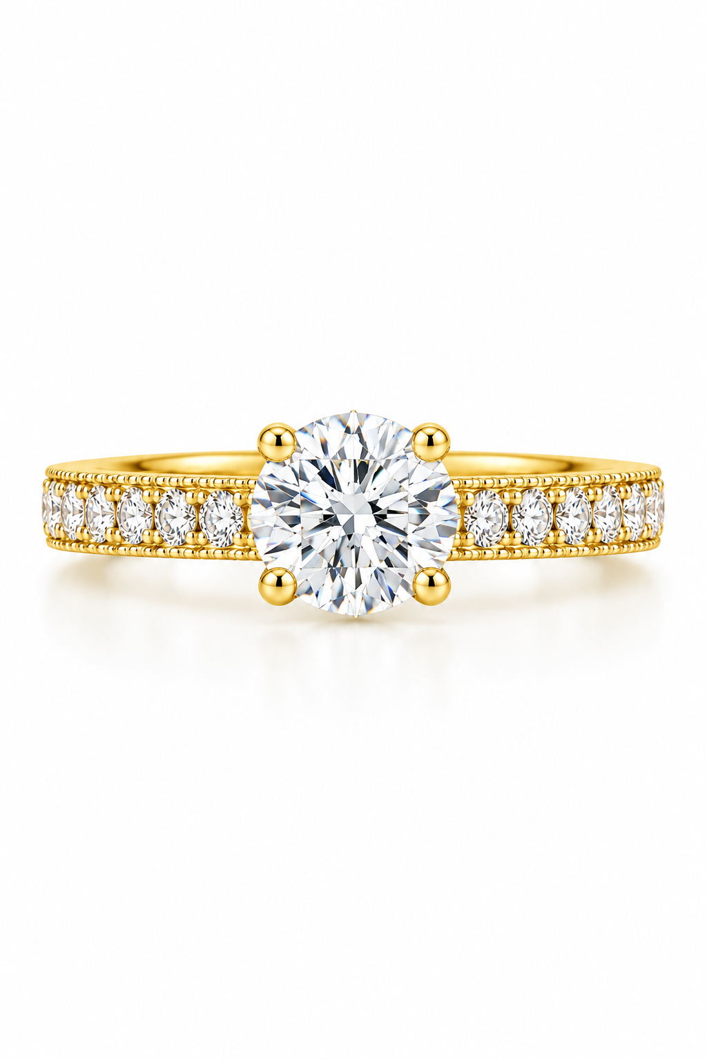1.33 Ct Round Solitaire Diamond Ring