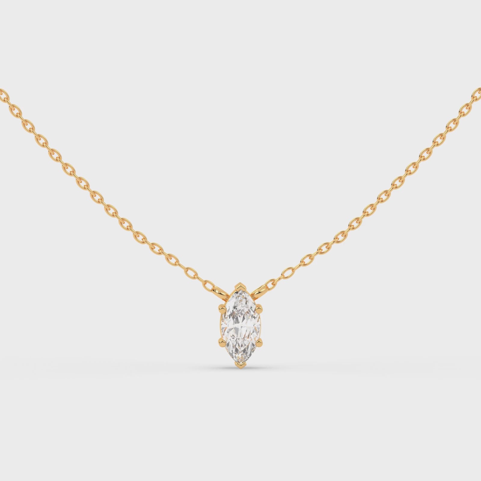 Load video: Marquise Diamond Pendant
