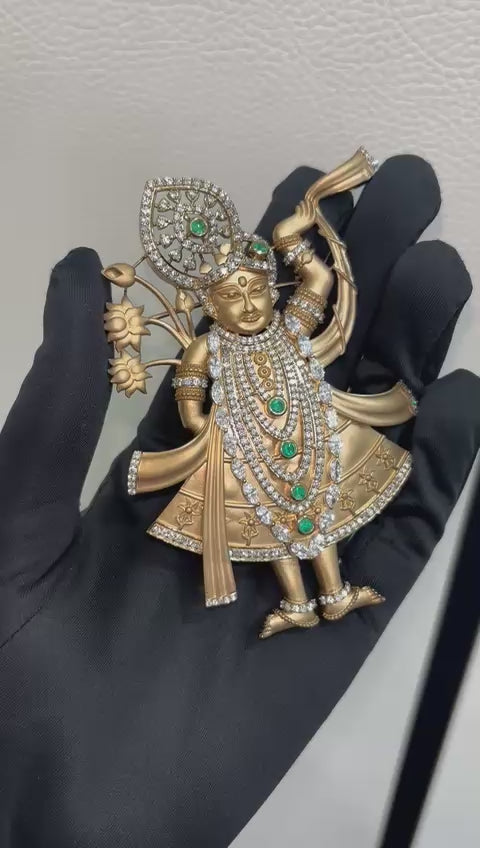 Load video: Shreenath Ji - Brooch